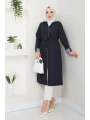 Kadın Uzun Giy Çık Trençkot Tesettür