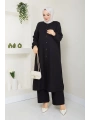 Kadın Büyük Beden Uzun İkili Tesettür Tunik Takım
