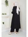 Kadın Büyük Beden Uzun İkili Tesettür Tunik Takım