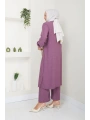 Kadın Büyük Beden Uzun İkili Tesettür Tunik Takım