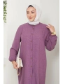 Kadın Büyük Beden Uzun İkili Tesettür Tunik Takım