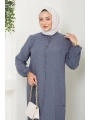 Kadın Büyük Beden Uzun İkili Tesettür Tunik Takım