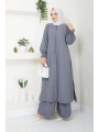 Kadın Uzun İkili Tesettür Tunik Takım