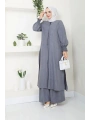 Kadın Uzun İkili Tesettür Tunik Takım