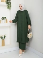 Kadın Büyük Beden Uzun İkili Tesettür Tunik Takım
