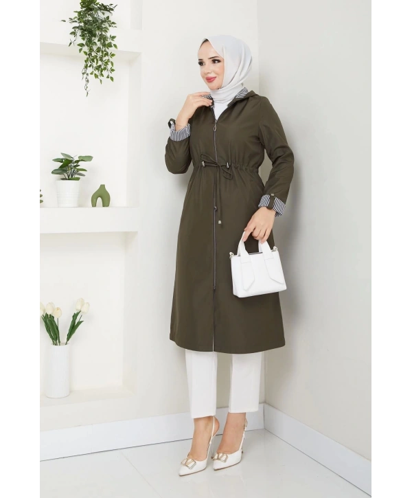 Kadın Uzun Giy Çık Trençkot