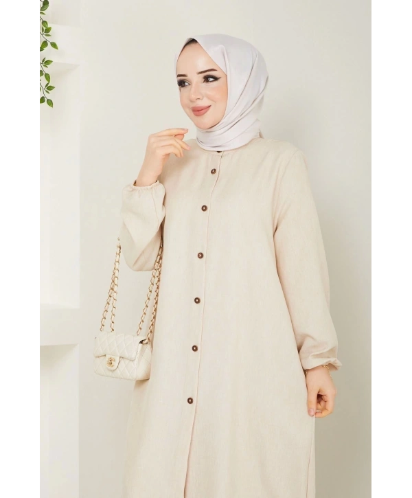 Kadın Büyük Beden Uzun İkili Tesettür Tunik Takım