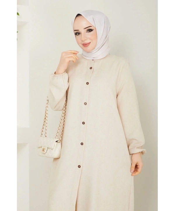 Kadın Büyük Beden Uzun İkili Tesettür Tunik Takım