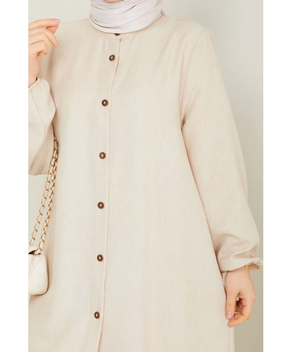 Kadın Büyük Beden Uzun İkili Tesettür Tunik Takım