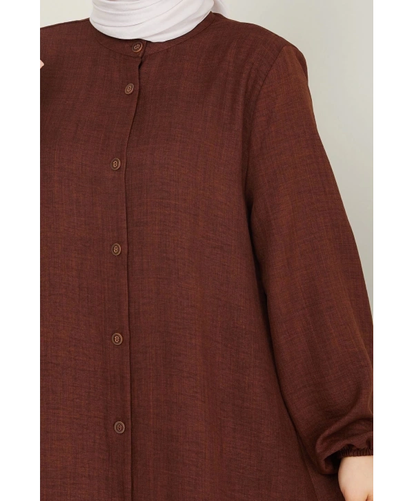 Kadın Büyük Beden Uzun İkili Tesettür Tunik Takım