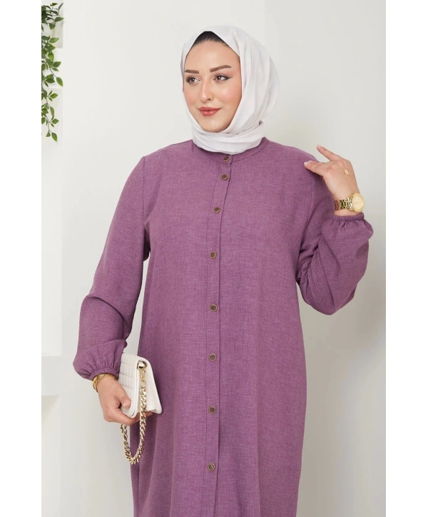 Kadın Büyük Beden Uzun İkili Tesettür Tunik Takım