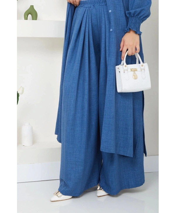 Kadın Uzun İkili Tesettür Tunik Takım