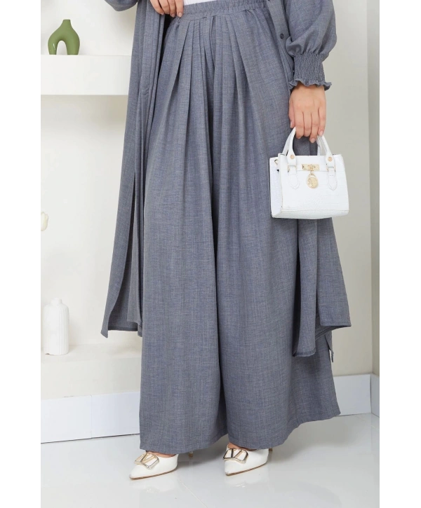 Kadın Uzun İkili Tesettür Tunik Takım