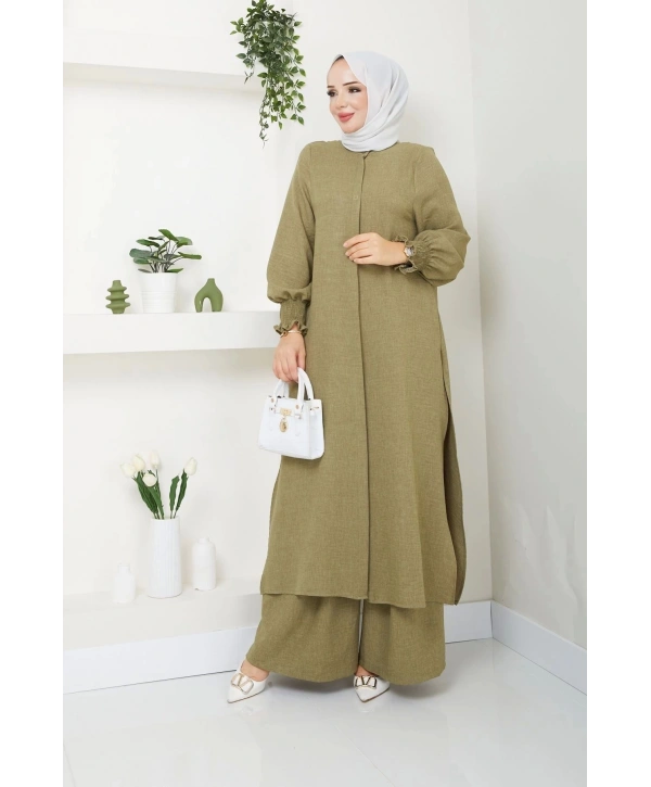 Kadın Uzun İkili Tesettür Tunik Takım