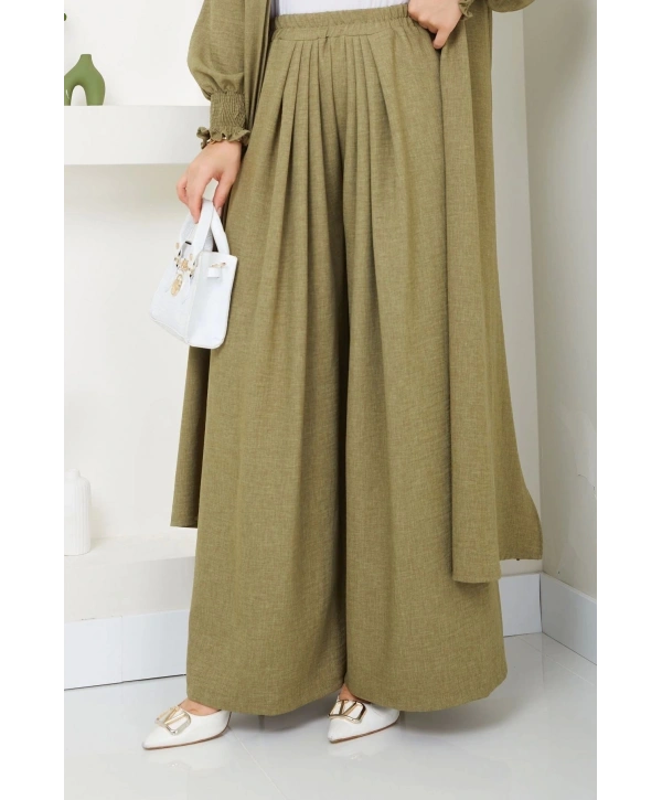 Kadın Uzun İkili Tesettür Tunik Takım