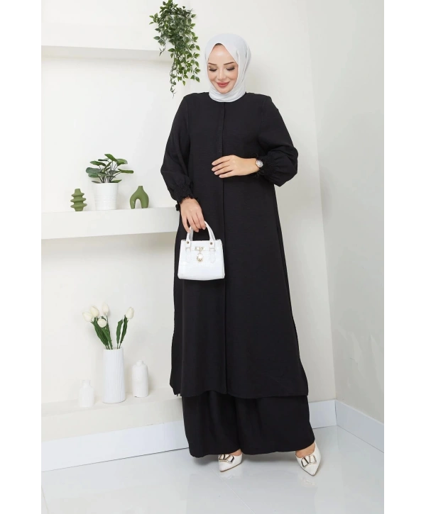 Kadın Uzun İkili Tesettür Tunik Takım