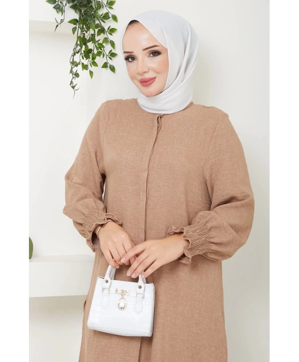 Kadın Uzun İkili Tesettür Tunik Takım