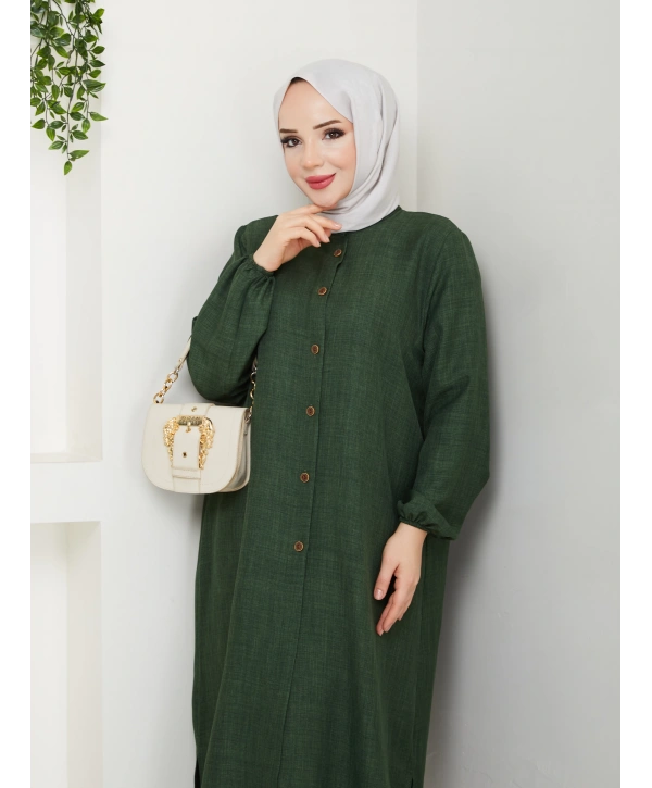 Kadın Büyük Beden Uzun İkili Tesettür Tunik Takım