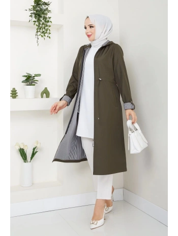 Kadın Uzun Giy Çık Trençkot