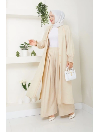 Kadın Uzun İkili Tesettür Tunik Takım