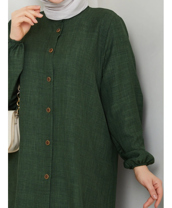 Kadın Büyük Beden Uzun İkili Tesettür Tunik Takım