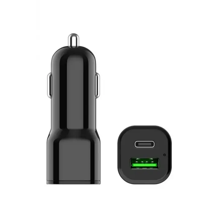 Polygold PG-38 38W Max Hızlı Araç Şarj Cihaz Çift Çıkışlı Type-C ve USB