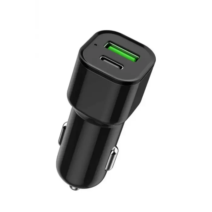 Polygold PG-38 38W Max Hızlı Araç Şarj Cihaz Çift Çıkışlı Type-C ve USB