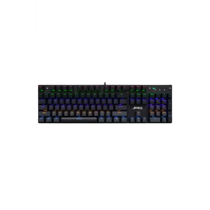 Jedel KL-138 Mekanik Oyuncu Klavyesi - Blue Switch, RGB Aydınlatmalı