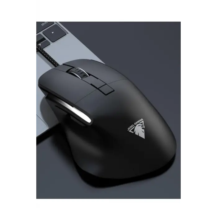 Jedel CP102 Siyah Professional 7 Butonlu RGB Işıklı Ergonomik Kablolu Mouse