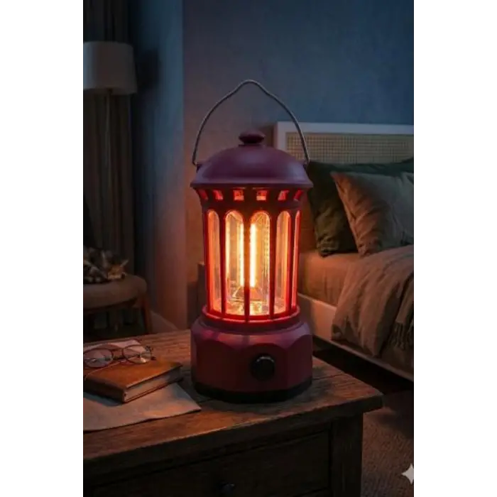 Glr L800BR Retro Tasarım Şarjlı Kamp Lambası - 250 Lümen Vintage Fener