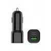 Polygold PG-38 38W Max Hızlı Araç Şarj Cihaz Çift Çıkışlı Type-C ve USB