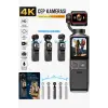 Glr L19 4K Ultra HD Wi-Fi Vlog Kamerası 180 Dönebilir Lens, 6 Eksenli Sarsıntı Önleyici