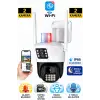 Okam Pro Okam-6015 Beyaz 6 Mp 3.5 İnç Dual Lens Wifi Ptz Kamera