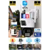 Okam Pro Okam-6015 Beyaz 6 Mp 3.5 İnç Dual Lens Wifi Ptz Kamera
