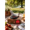 Meier MD-1217BT Kahverengi Nostaljik Görünümlü Bluetooth Hoparlör ve 3 Bantlı Şarjlı Radyo