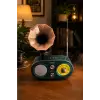 NNS NS-803BT Yeşil Retro Radyo Bluetooth Hoparlör USB TF Kart Şarjlı Nostaljik Radyo