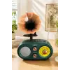 NNS NS-803BT Yeşil Retro Radyo Bluetooth Hoparlör USB TF Kart Şarjlı Nostaljik Radyo