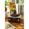 Meier MD-1320BT Gri Nostaljik Görünümlü Bluetooth Hoparlör ve 3 Bantlı Şarjlı Radyo