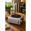 Meier MD-1320BT Gri Nostaljik Görünümlü Bluetooth Hoparlör ve 3 Bantlı Şarjlı Radyo