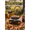 Meier MD-1320BT Gri Nostaljik Görünümlü Bluetooth Hoparlör ve 3 Bantlı Şarjlı Radyo