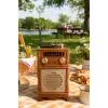 Feexot FX-2502B Retro Nostaljik Radyo - Bluetooth Hoparlör, USB, TF Kart, AUX Girişli Şarjlı Radyo