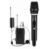 Glr Wn-07 Profesyonel 3 lü Kablosuz Mikrofon Sistemi UHF Yaka ve El Mikrofonlu