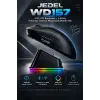 Jedel WD157 1600 DPI Bluetooth + 2.4GHz Kablosuz Oyuncu Mouse Şarj Standı Seti