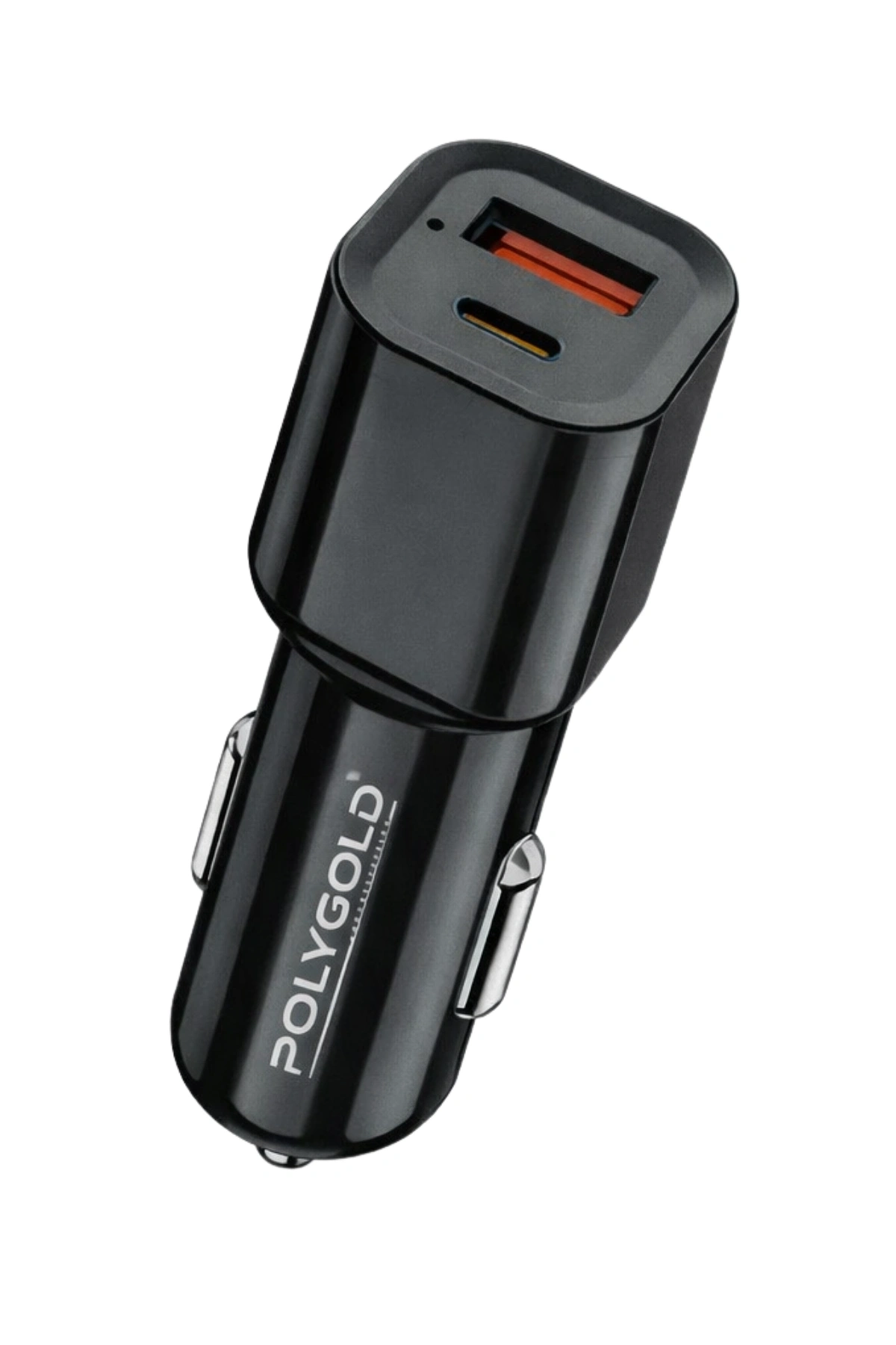 Polygold PG-38 38W Max Hızlı Araç Şarj Cihaz Çift Çıkışlı Type-C ve USB