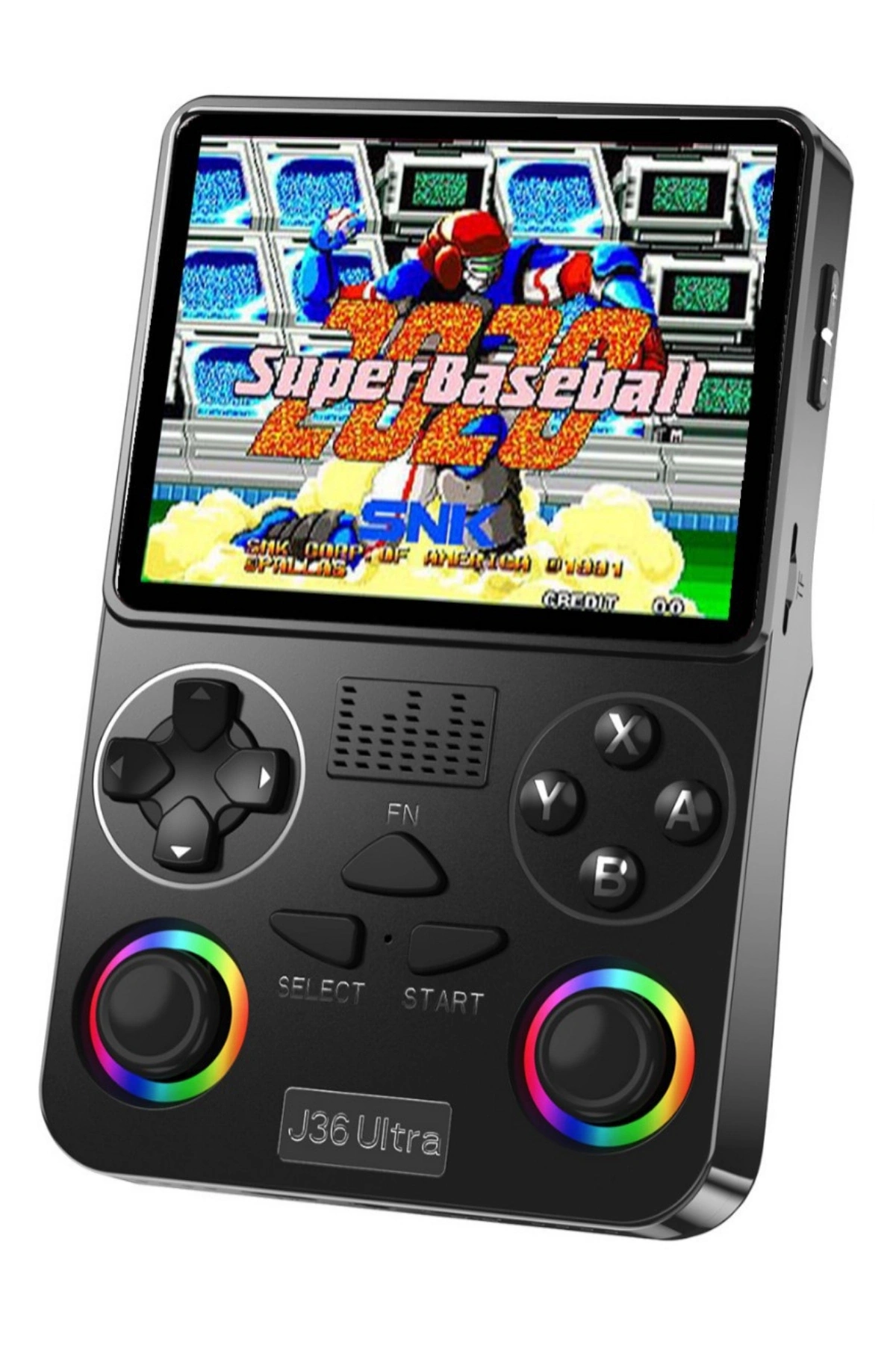 J36 Ultra Siyah Retro Oyun Konsolu - 3.5 inç IPS Ekran Wifili Taşınabilir El Atarisi