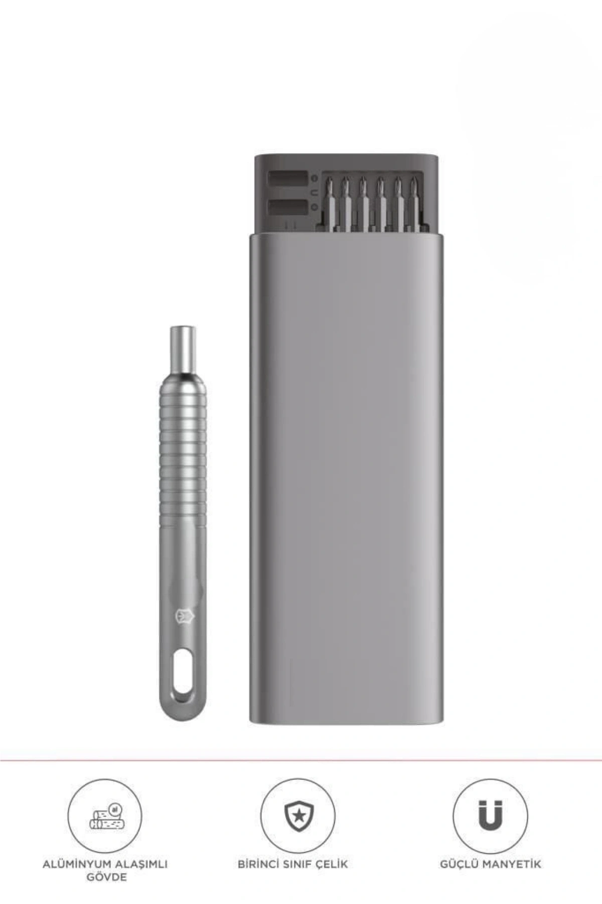 Torima TTS-02 Manyetik Hassas Tornavida Takımı - 48 Farklı S2 Çelik Uç - Alüminyum Şık Kasa