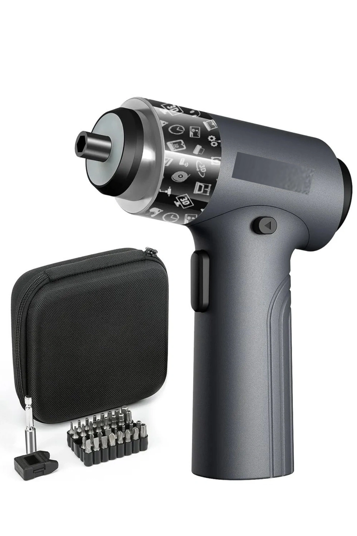 Torima TTS-01 3.7V Şarjlı Tornavida Seti (32 Parça Uç + Taşıma Çantalı)