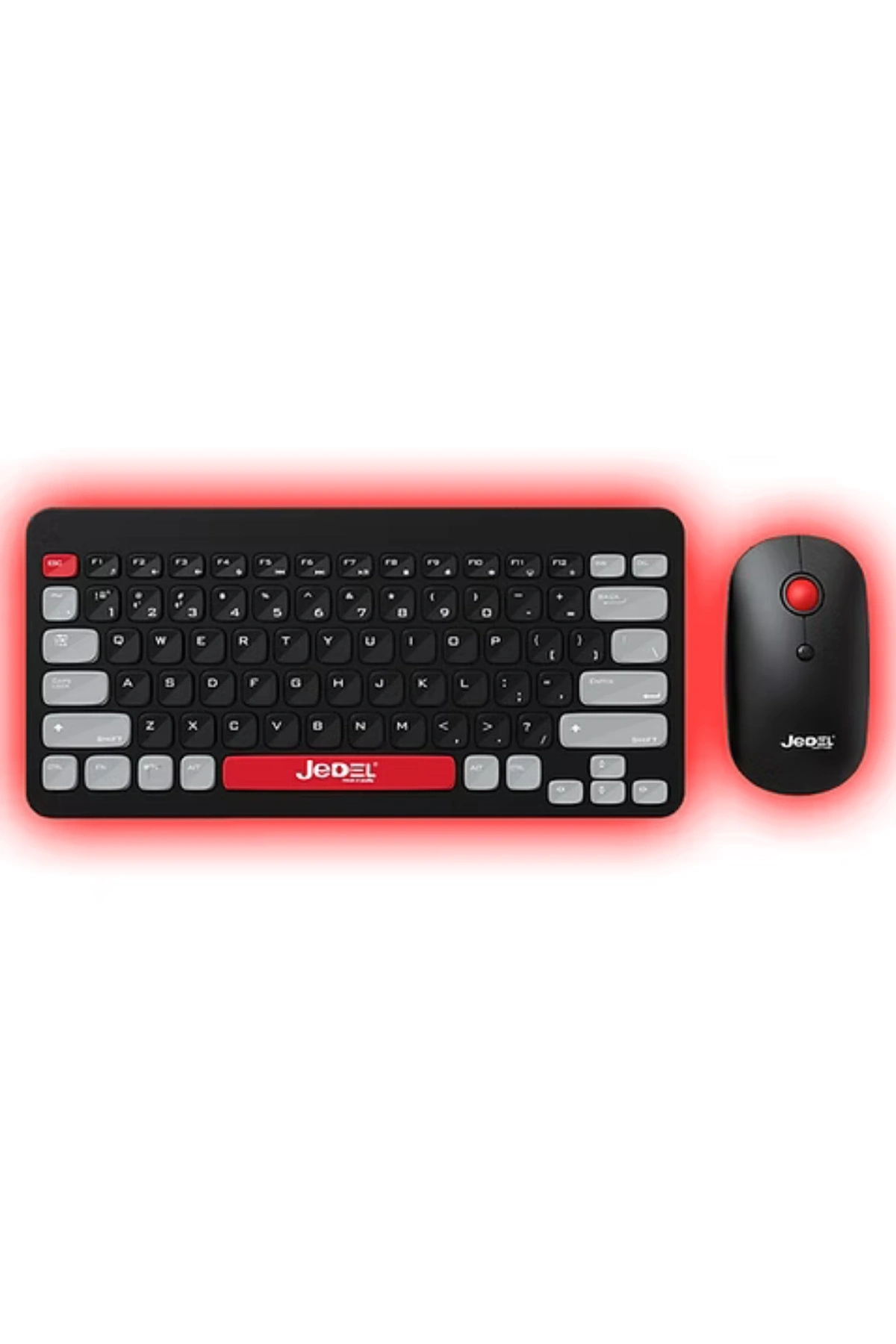 Jedel WS681B Kablosuz Klavye Mouse Seti - Bluetooth + 2.4Ghz Çift Modlu