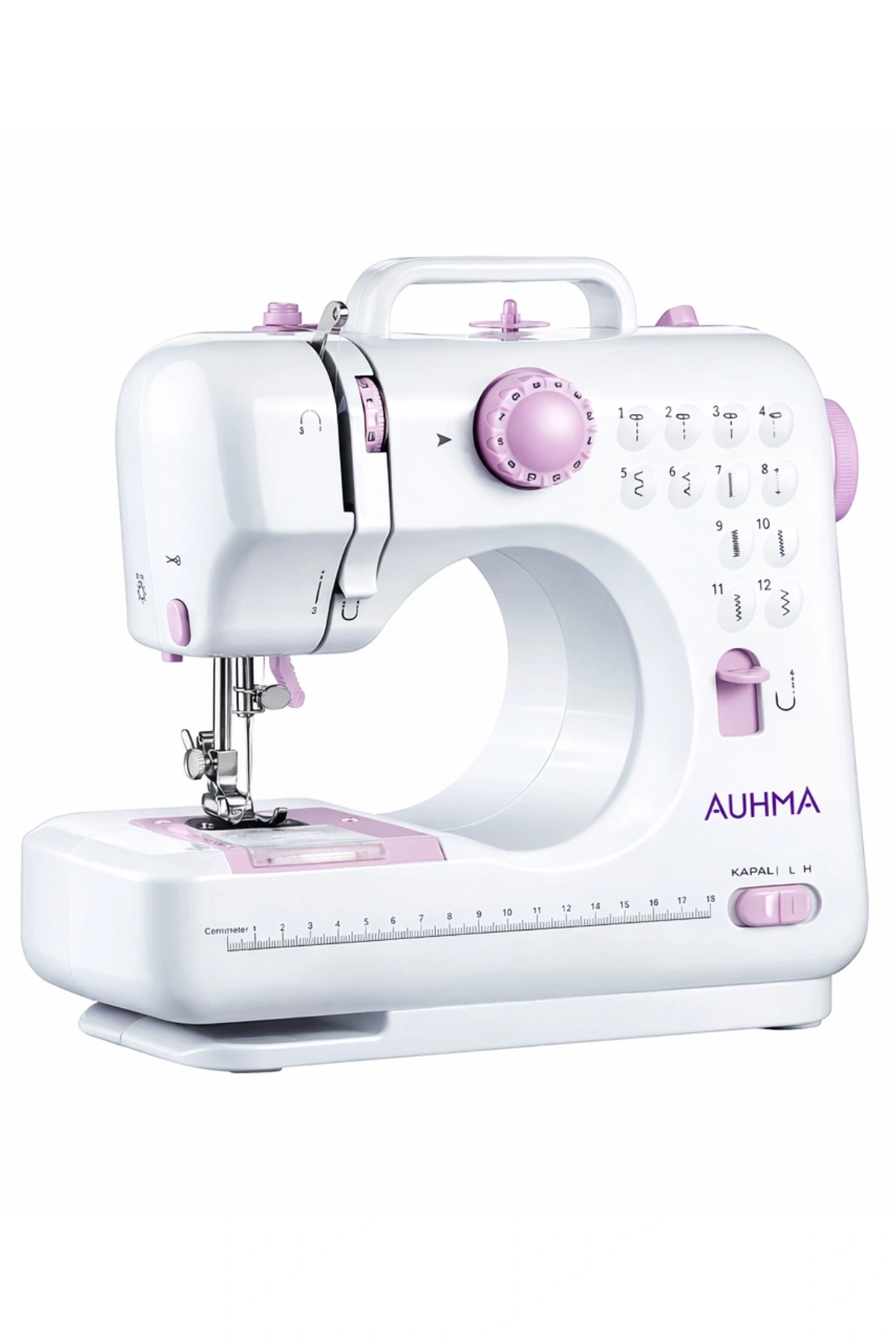 Auhma ASW2 Çok Fonksiyonlu Masaüstü Dikiş Makinesi - Yeni Başlayanlar İçin Kolay Kullanım