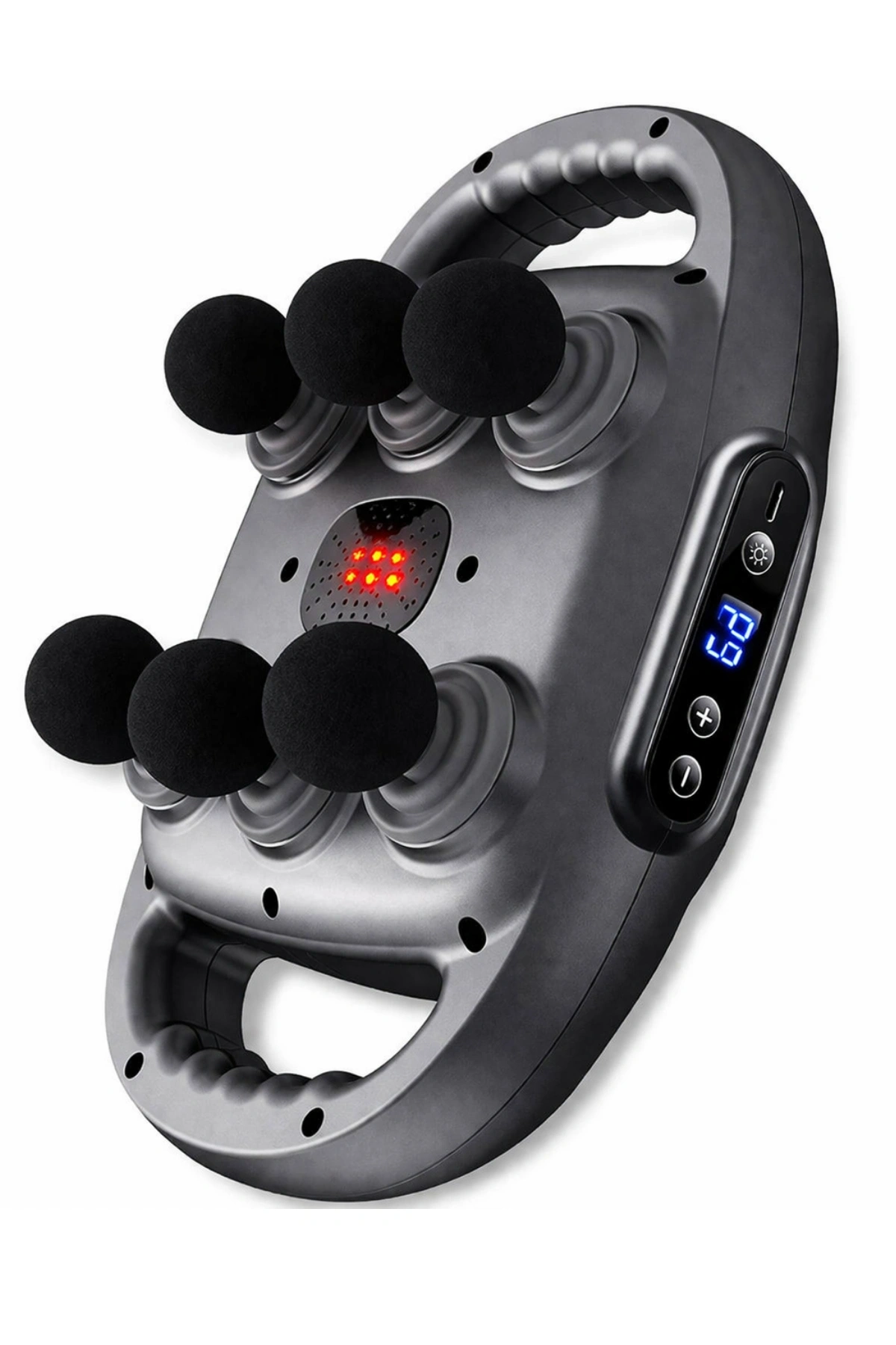 Auhma Amg37 6 Başlıklı Titreşimli Masaj Aleti - 9 Kademeli Şarjlı Masaj Cihazı